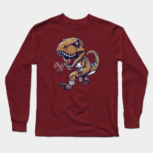 T-Rex Touchdown Football Long Sleeve T-Shirt